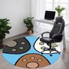 1pc We Bare Bears Office Round Area Rug, Under Office Chairs Bedroom Living Room Home Decor, Room Deco, Available In Various Sizes