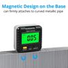 360 Degree Digital Inclinometer ABS Plastic Shell Angle Bevel Box  Construction