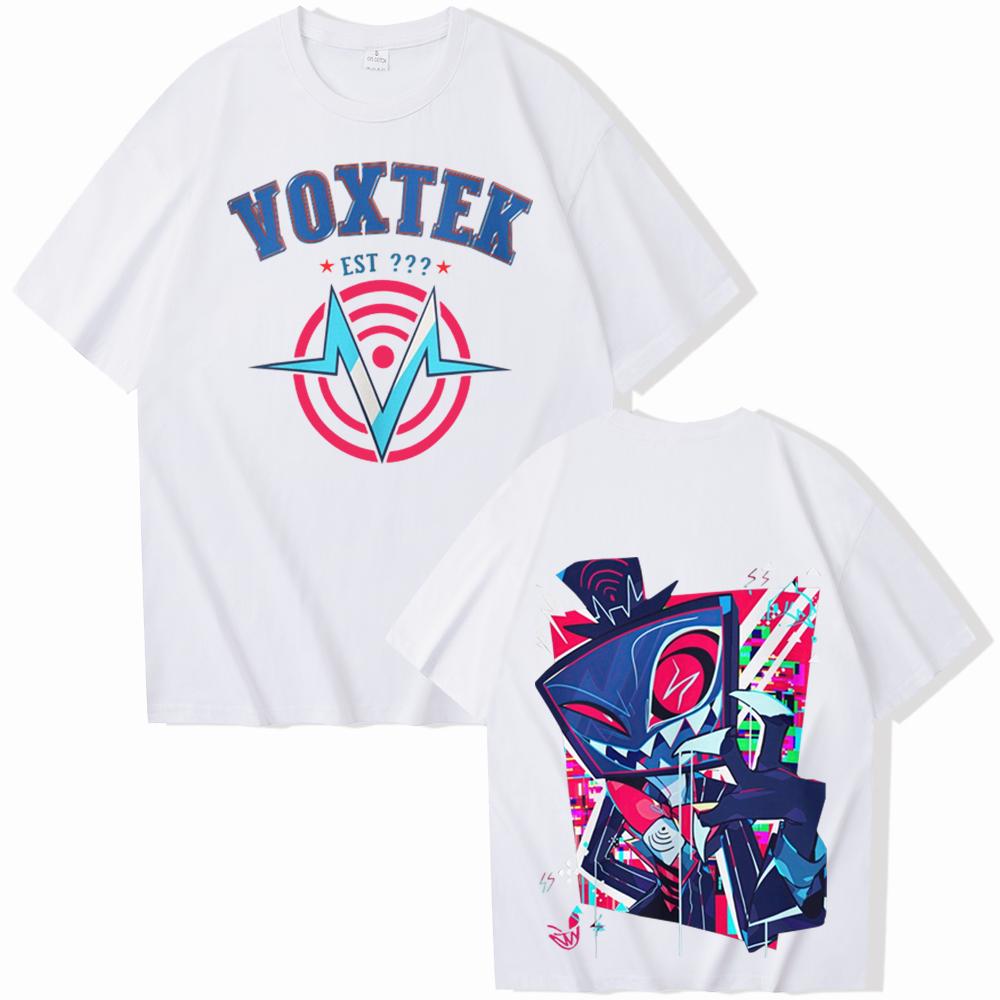 Hazbin Hotel VOX Character Design Tshirt Man Woman Harajuku Short Sleeve Oneck Breathable Comfortable unisex Casual Shirt Gift