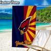 Custom Name Cardinals football Beach Towel - Soft, Ultra-Absorbent Microfiber, Lightweight, Perfect for Beach, Parties, Travel, Camping