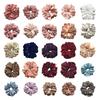 Stor Chiffong Hårscrunchie Hästsvanshållare Hårband Elastiska Håraccessoarer för Tjockt Hår Hårstilar Dekoration