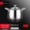 Yingbai 304 Stainless Steel Deep Soup Pot