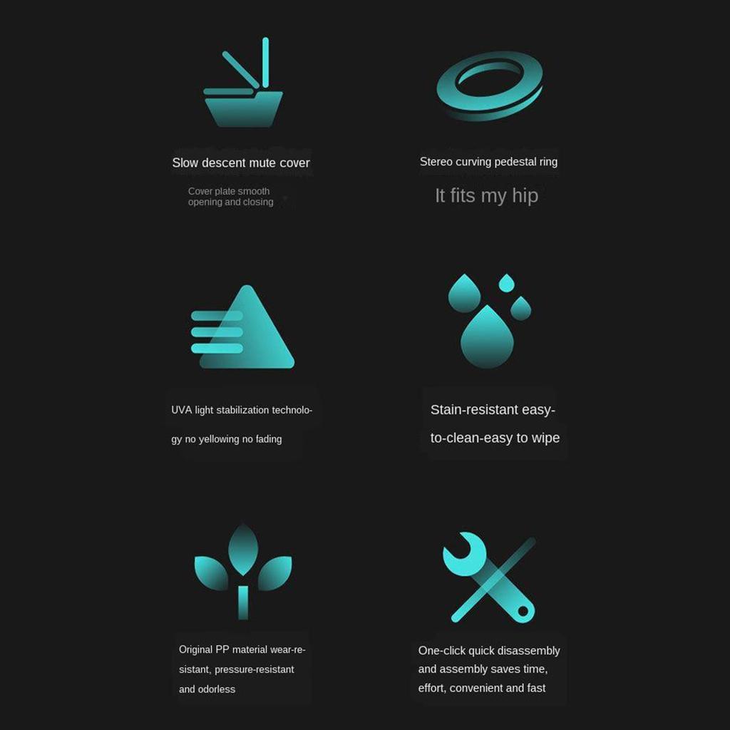 Slow Close Toilet Seat Style_A