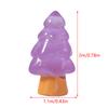 5Pcs Luminous Christmas Tree Ornament Mini Color Pine Tree Micro Landscape Decoration Dollhouse Miniature Toy
