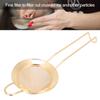 Stainless Steel Cone Shape Cake Powder Filter Cocktail Mesh Strainer Bar AccessoriesGold