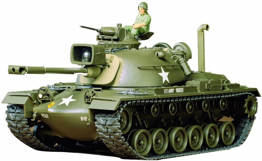Tamiya 1/35 Military Miniature Series No. 120 U.S. Army M-48A Patton Tank Plastic Model 35120