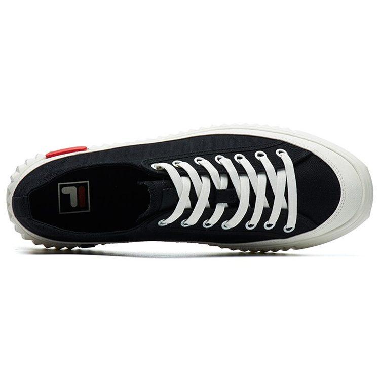 FILA Gear Slip Resistant Cushioning Abrasion Resistant Lightweight Low top Skateboard Shoes Men's Black F12M124342FBK