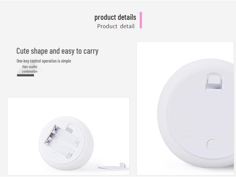 Cute Kitten Silicone Night Light - Eye Protection & Patting Feature for Cozy Atmosphere, Ideal for Dorms and Tables.
