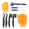 9Pcs/Set Mountain Bike Cleaning Tool Set Cycling Maintain Equipment Brush Glove Wire Brush