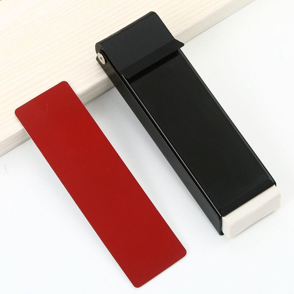 New Stainless Steel Folding Door Stop No Drilling Sound Dampening Door Wedge Self Adhesive Anti-collision Door Holder Door