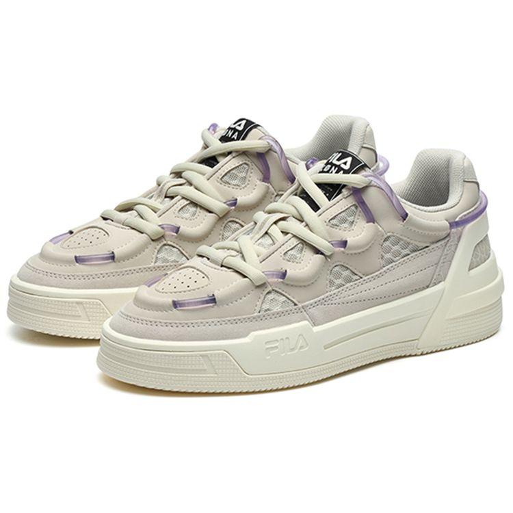 Fila Salto Low Top Retro Basketball Shoes Women sneaker Oatmeal F12W141225FOM
