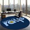 Tampa Bay Rays (19) Round Office Rug Decorative Floor Rug for Office Bedroom Living Room and Home Space