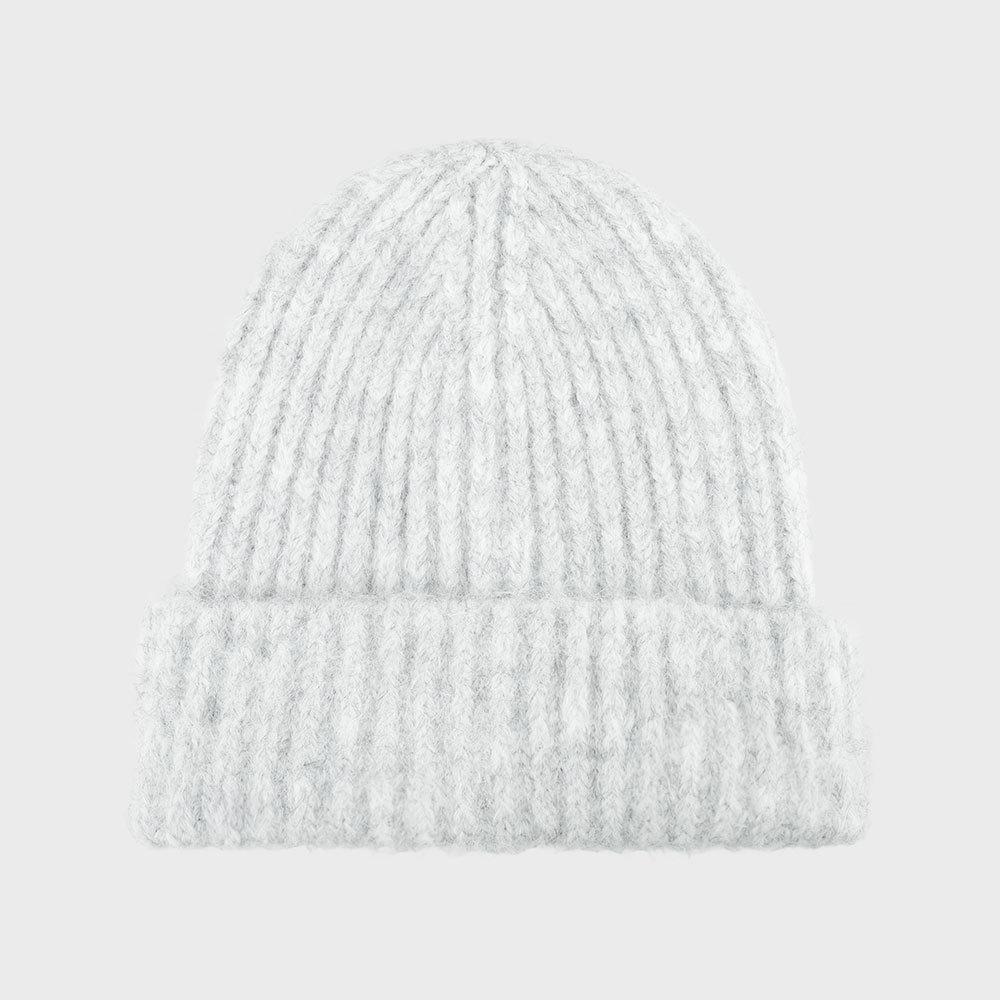 Stack of Knitted Hats for Men In Autumn and Winter Plus Velvet Ear Protection Big Head Flange Wool Hat Casual Ski Windproof Mountaineering Hat