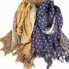 Winter Keepwarm Cotton Double-sided Square Patterned Thickened Scarf Shawl