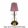 Fabric Shade Bow Table Lamp Decorative LED Desk Lamp Creative Atmosphere Night Light  Bedroom