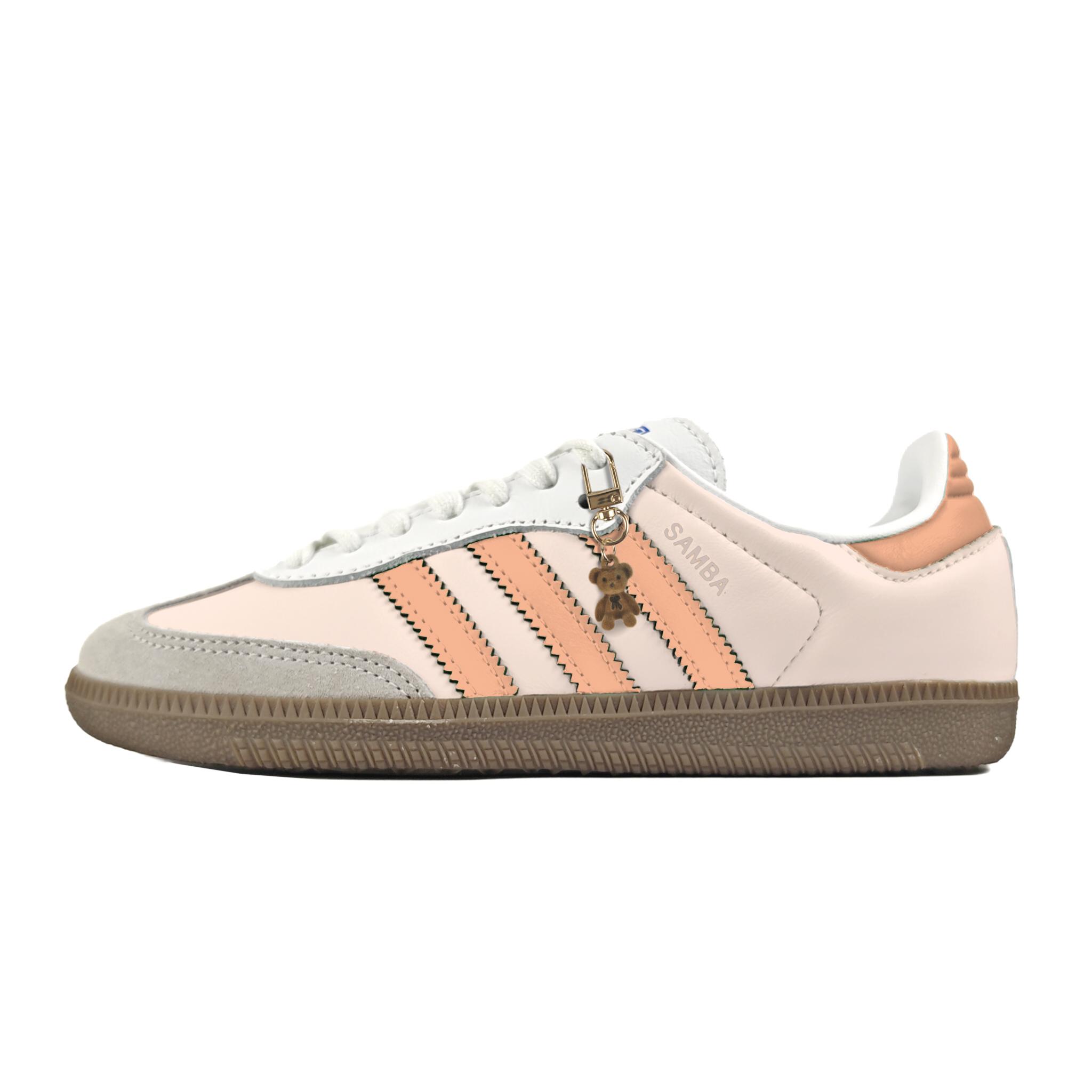 Adidas Originals SAMBA OG Low top Skateboard Shoes Unisex Orange IG1024(Team352-papaya) 44