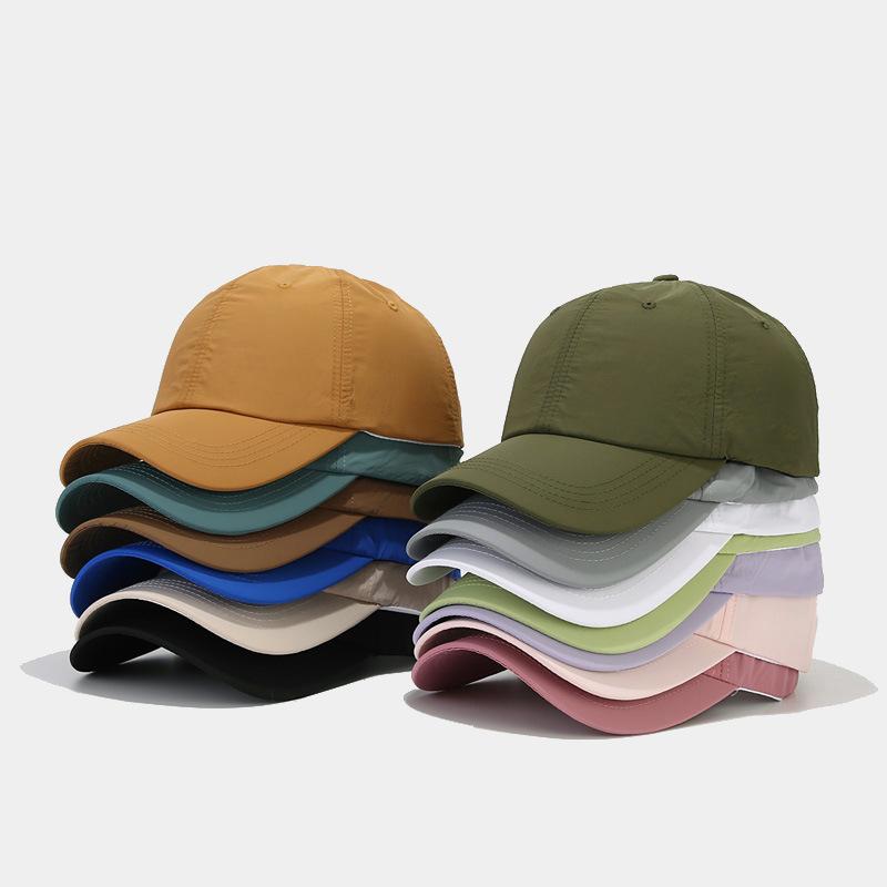 Breathable Quick-drying Baseball Cap Men's and Women's Summer Outdoor Running Sunscreen Visor Simple Small Fresh Cap