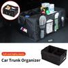 New Car Trunk Storage Box Backseat Folding Multi-Pocket Waterproof Organiser For BMW X1 X2 X3 X4 X5 X6 X7 G20 G30 6GT E46 F