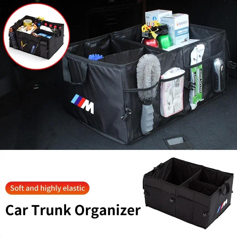 New Car Trunk Storage Box Backseat Folding Multi-Pocket Waterproof Organiser For BMW X1 X2 X3 X4 X5 X6 X7 G20 G30 6GT E46 F