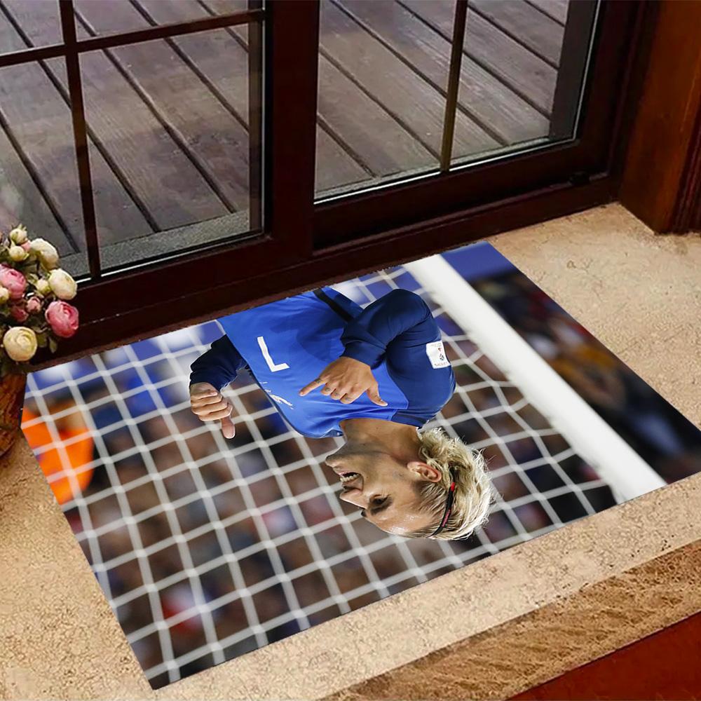 Atletico Madrid's Player Action Carpet Perfect for Decorate room Outdoor Hallway Bedrooms Anti-slip Rug Decorate Offices Best for Christmas