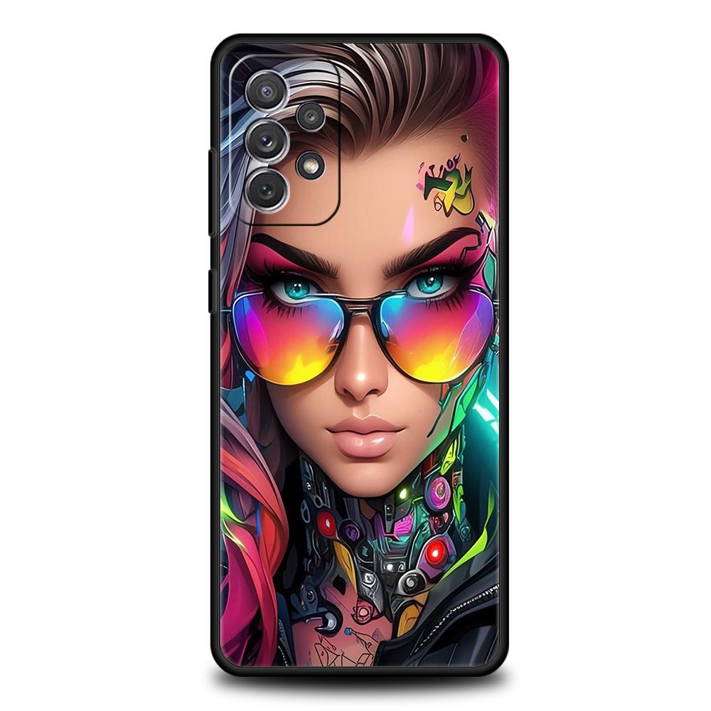 

Phone Case for Samsung Galaxy A55 A53 A52 A52S A51 A41 A35 A32 A25 A23 A15 A13 A71 A72 5G Soft TPU Shell Hot Girls Fundas Capas Samsung A23
