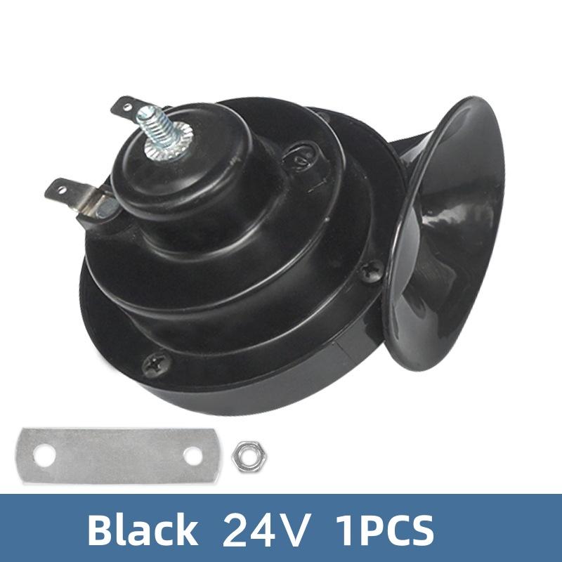 12V 24V 48V Super Loud Motorcycle Waterproof Snail Horn Sound Monophonic Scooters Motorcycle Accessories Electric Moped Horn