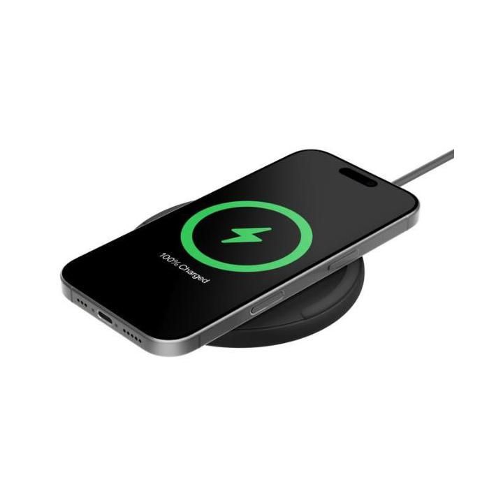 Ladestation - BELKIN - BoostCharge 15W Pad - 15W - Schwarz - Ohne Netzteil