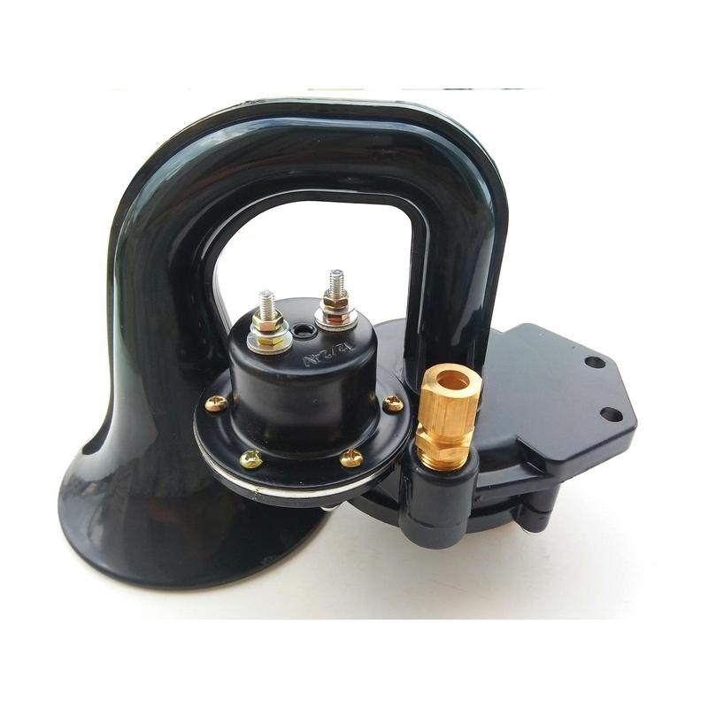 Air Horn 120dB, with Compressor,0A ,Electric Small Loud Airhorn Car Horn for SUV Car RV Bus Van Vehicles