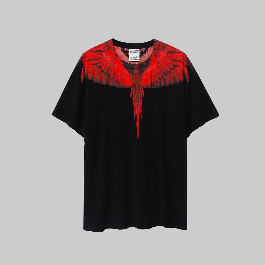 Sudadera MB Color Pluma Alas Fantasma Marcelo Marca de Moda Año de la Serpiente Relámpago Sudadera con Capucha para Pareja