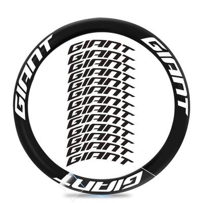 Giant PCR Wheelset Stickers: Hub Color Change for Bicycle Rims and Tires