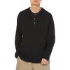 Amazon Essentials Men's Regular-Fit Long-Sleeve Henley Shirt Heather Olive XL