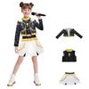 Kpop Kids Girls Hunters Rumi Mira Zoey Cosplay Costume Anime Hunters Carnival Costume Wig Suit Halloween Costume for Child