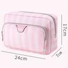 Large Capacity Handheld Makeup Bag Portable Oxford Cloth Cosmetic Storage Bag Minimalist Style Travel Design Wash Bags