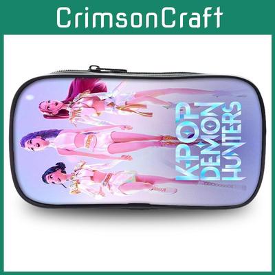 Hunters Demon Kpop Potisk Design Úložný prostor na tužky Oxfordový materiál Pro každodenní použití