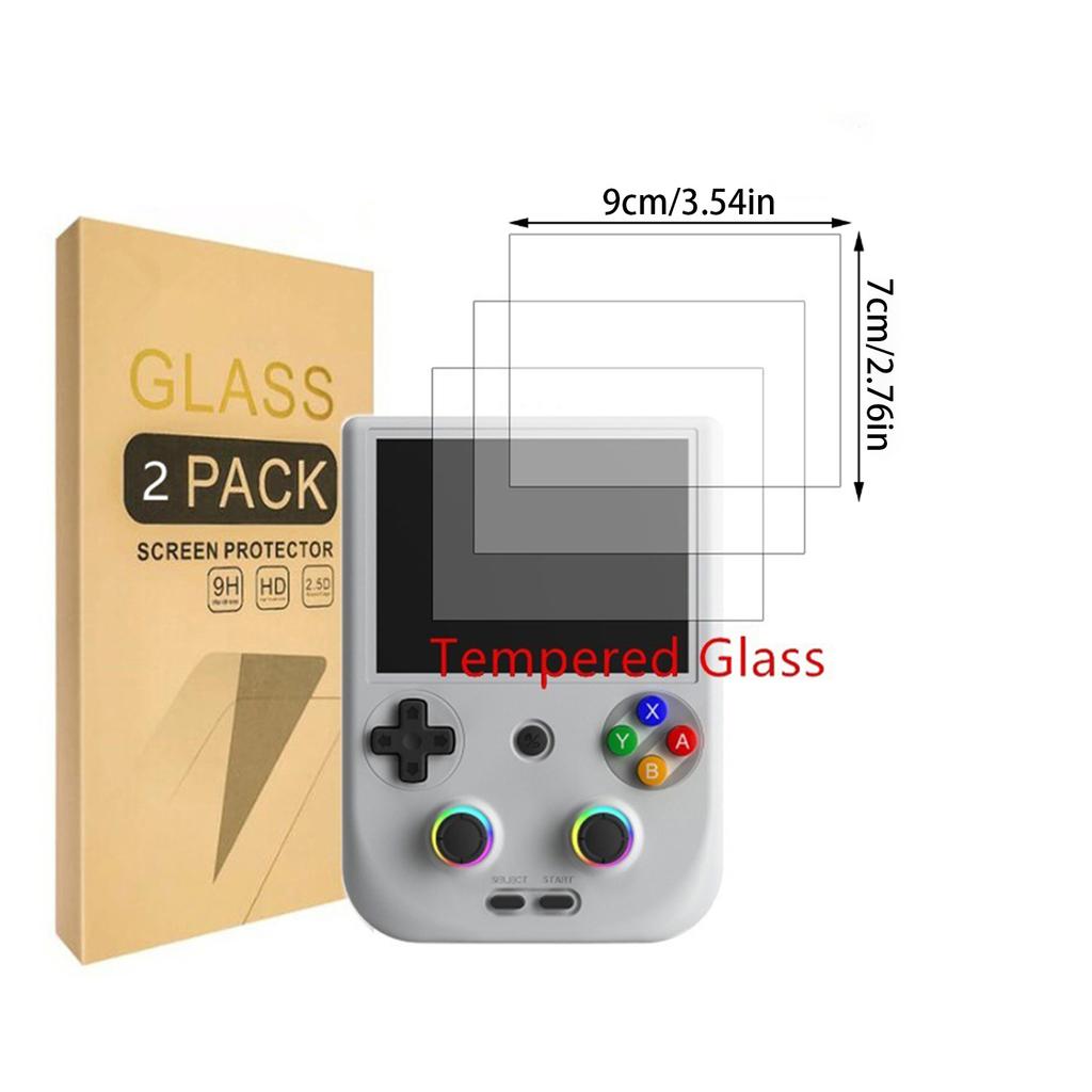 Easy Installation Screen Protector Film Scratchproof Full Screen Film for RG406V Game Console Tempered Glass Film