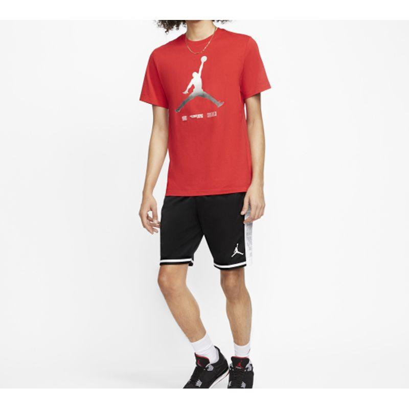 Jordan Legacy AJ11 Graphic Print Short Sleeve T-Shirt Men Tops University-Red CW0852-657