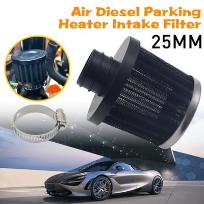 Silenziatore del filtro dell'aria da 25 mm Sostituzione dell'aspirazione del riscaldatore di parcheggio diesel con morsetto per riscaldatore di parcheggio automatico Webasto Eberspacher