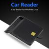 Portable USB 2.0 Smart Card Reader DNIE ATM CAC IC ID Bank SIM Card Cloner Windows Linux Support LED Indicator No External Power