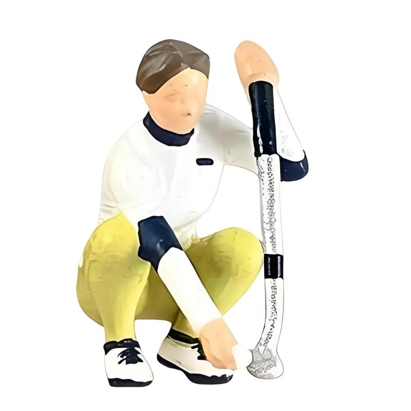 Realistisches Golfspieler-Figurenmodell 1:Handbemalte Miniaturfiguren im Maßstab 1:64 für Dioramen-Requisiten, Sammler für Fotografie