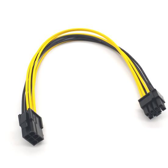 Graphics Card Power Pin Female To Cable 6 8 Pin Male PCI Express
