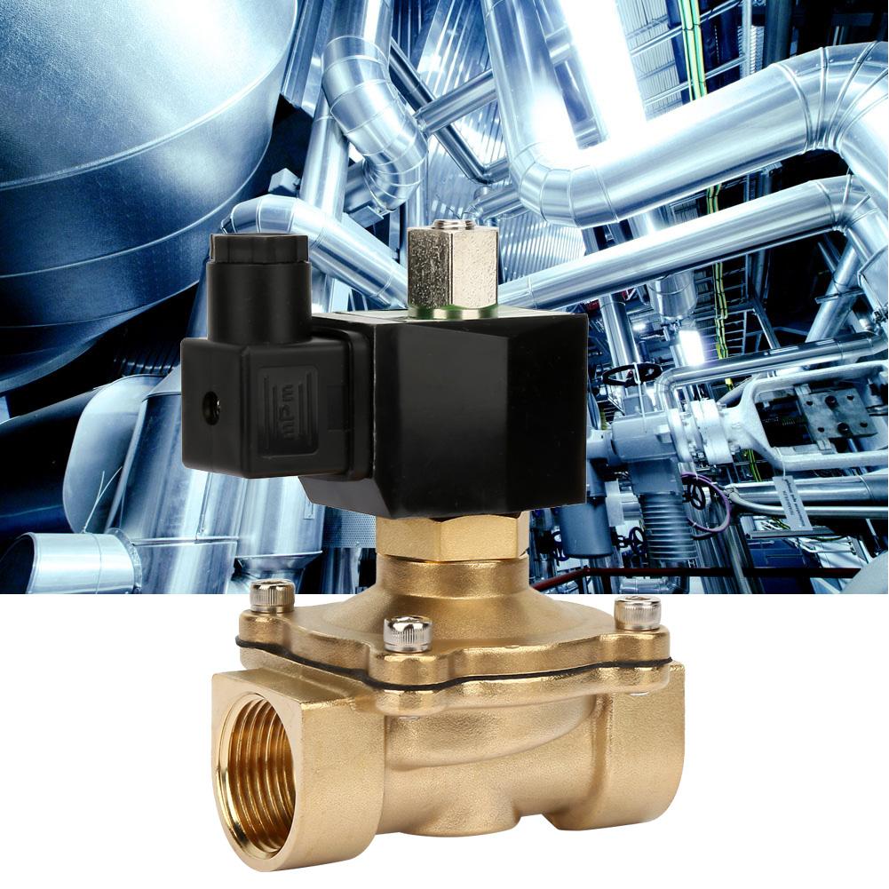 Fluid Controller G1  Electric Solenoid Valve DN25 NC Brass Electromagnetic Valve(DC 12V)