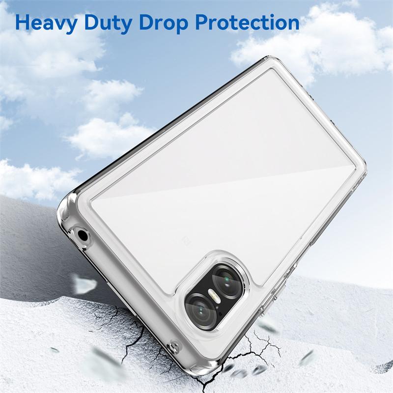 For Sony Xperia 10 VI Case Sony Xperia 1 VI Cover Luxury Shockproof Hard PC TPU Silicon Phone Back Cover For Sony Xperia 10 VI