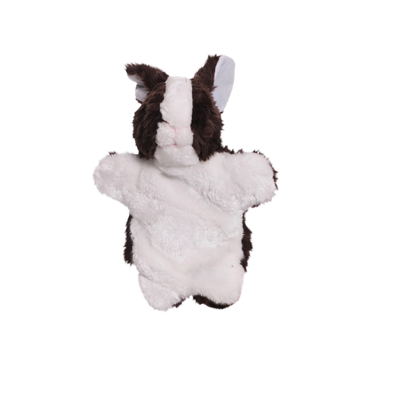 

Лялька-рукавичка «Зайчик», Цікава інтерактивна лялька-рукавичка у вигляді маленької тварини One Size коричневий