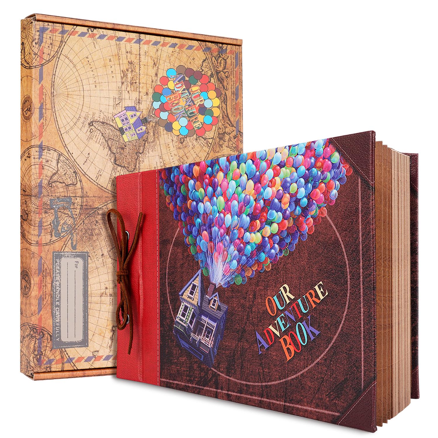 

80 Page DIY Handmade Photo Album Scrapbook Our Adventure Book Retro Kraft Album Anniversary Wedding Memory Book Mothers Day Gift