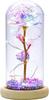 Eternal Rose Glowing In Glass, LED, Colorful, Battery, Gift, 18th Birthday, Wedding