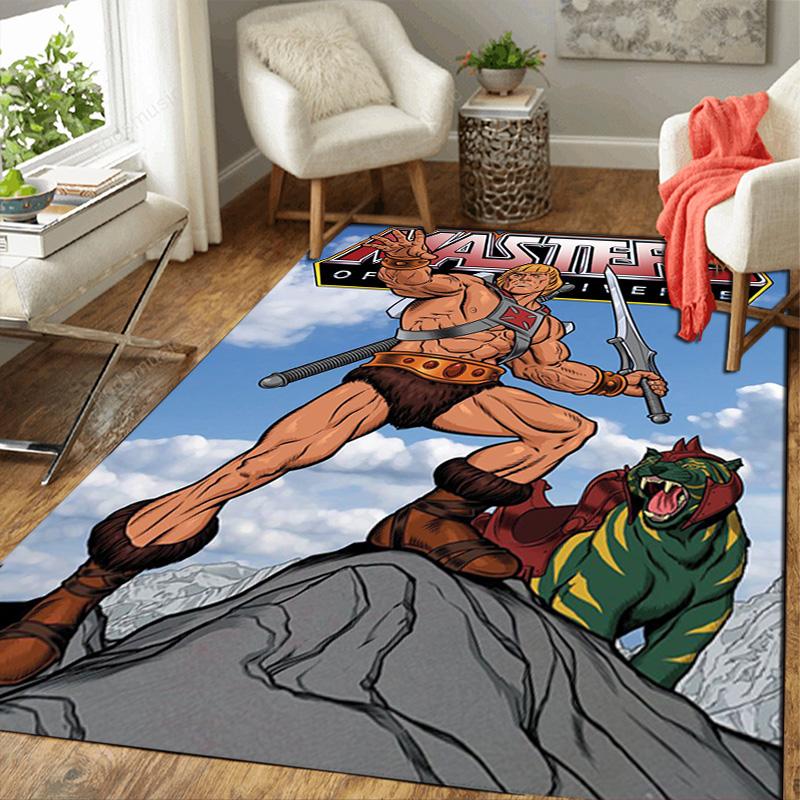 He-Man Rug Floor Mat for Living Room or Bedroom Soft and Comfortable Carpet a Gift for Birthday and Holiday.SFF0917085
