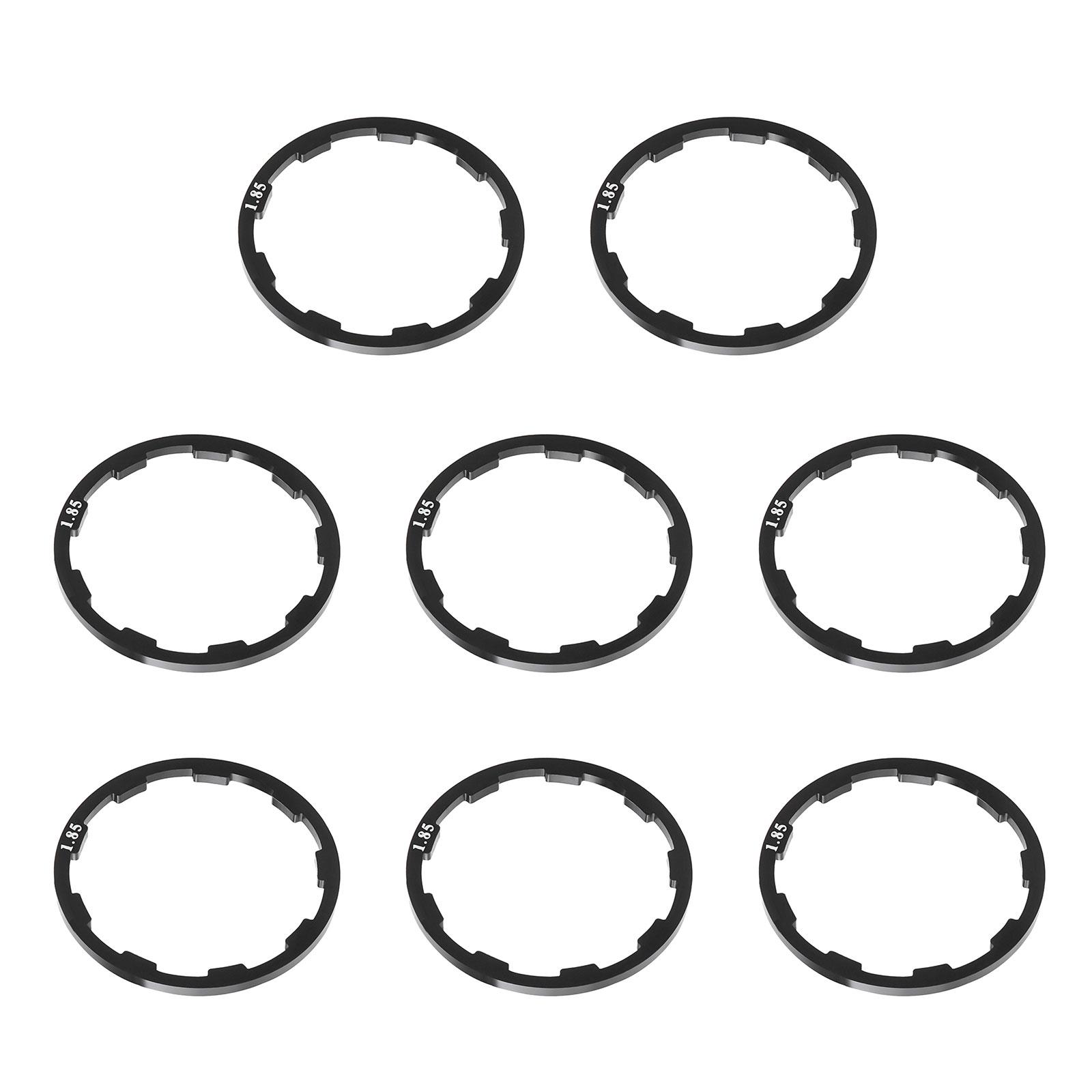 8 шт. алюминиевые сплавы велосипеды кареточный узел шайба велосипедные кассеты проставки маховики втулки проставки для горного велосипеда C