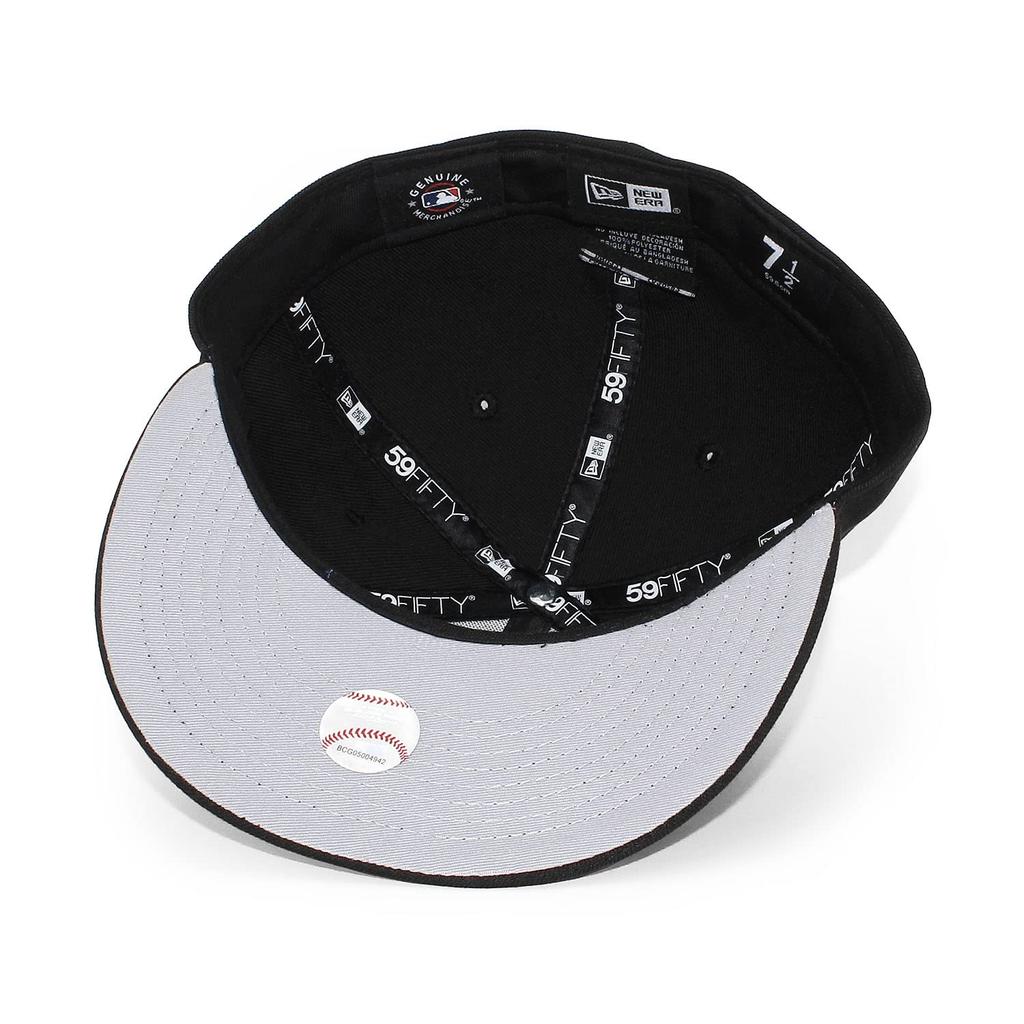 New Era 59FIFTY Detroit Tigers MLB Team Basic Fitted Cap Black (Black-White) - (7-3/8" (Approx. 58.7cm)) [Used]
