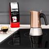 Bialetti Venus Copper 6-Cup Stainless Steel Stovetop Coffee Maker, Espresso Maker, and Mocchinetta
