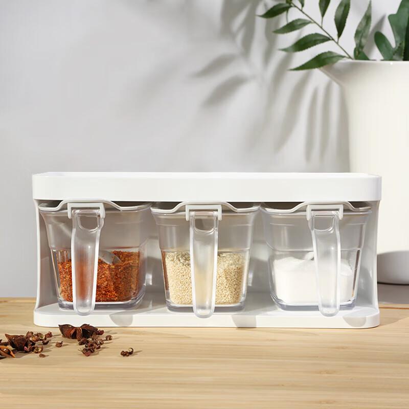 Press-Type Glass Food Storage Jar